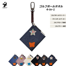 画像をギャラリービューアに読み込む, スコルピ ゴルフボールタオル