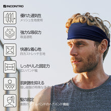 画像をギャラリービューアに読み込む, Incontro ヘアーバンド ワイド 幅 11cm