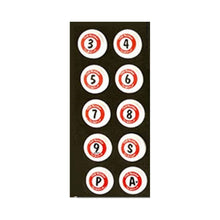 画像をギャラリービューアに読み込む, アイアンクラブ番手マーカー