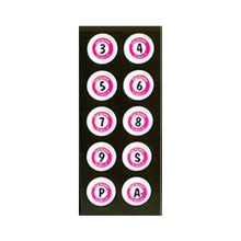 画像をギャラリービューアに読み込む, アイアンクラブ番手マーカー