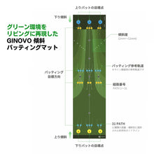 画像をギャラリービューアに読み込む, GINOVO 傾斜パッティングマット (幅90cm)