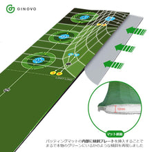 画像をギャラリービューアに読み込む, GINOVO 傾斜パッティングマット (幅70cm)