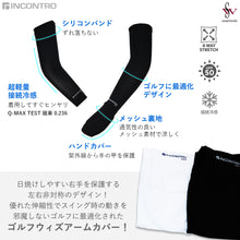 画像をギャラリービューアに読み込む, Incontro 左右非対称 アームカバー