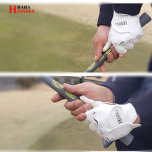 画像をギャラリービューアに読み込む, HaHa Honma 合成皮革ゴルフグローブ