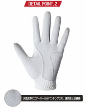 画像をギャラリービューアに読み込む, GMAX 半皮革ゴルフグローブ メンズ