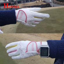 画像をギャラリービューアに読み込む, HaHa Honma 合成皮革ゴルフグローブ