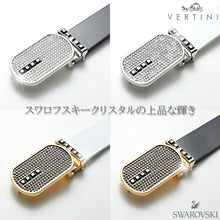 画像をギャラリービューアに読み込む, VERTINI スワロフスキークリスタル ベルト
