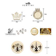 画像をギャラリービューアに読み込む, VERTINI Gold ゴルフボール 1スリーブ+CROWN

