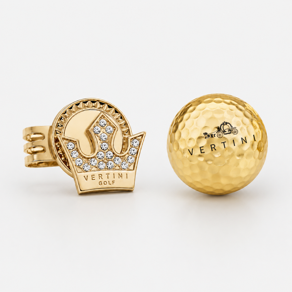 ゴールド ボール＆マーカー 1球セット｜CROWN