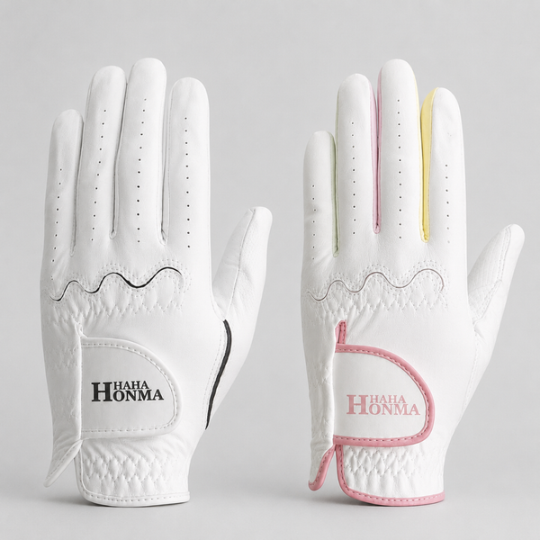 【HaHa Honma】合成皮革ゴルフグローブ（左手・両手）