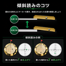 画像をギャラリービューアに読み込む, 【SCORPY】水平器ボールマーカー
