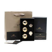 画像をギャラリービューアに読み込む, VERTINI Gold ゴルフボール 1スリーブ+CROWN

