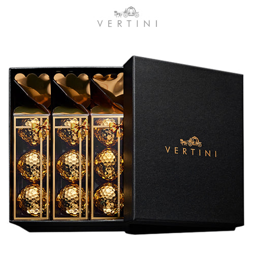 VERTINI GOLD SILVER ゴルフボール (3スリーブ)