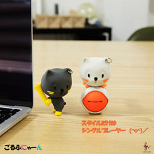 画像をギャラリービューアに読み込む, ごるふにゃーん ねこ ゴルフ ボールホルダー
